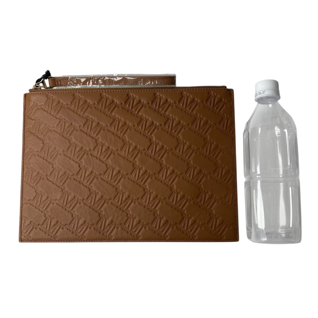 新品 タグ付き マックスマーラ MaxMara レディース 型押し クラッチバッグ