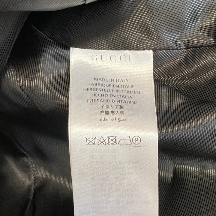 美品 グッチ GUCCI レディース ウェブストラップコート 40 シェリーライン
