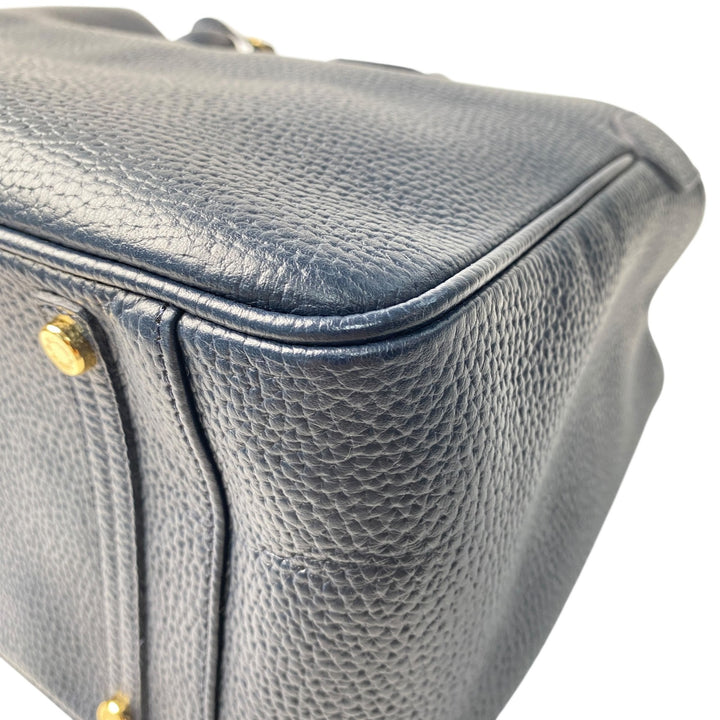 美品 エーディーエムジェー A.D.M.J. レディース レザー ハンドバッグ