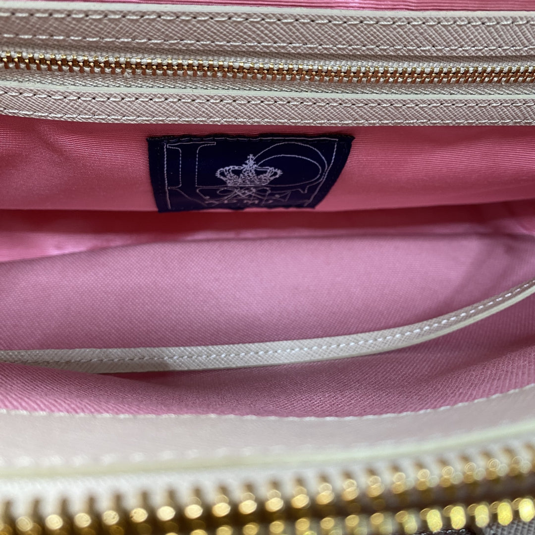 美品 エーディーエムジェー A.D.M.J. レディース レザー ハンドバッグ