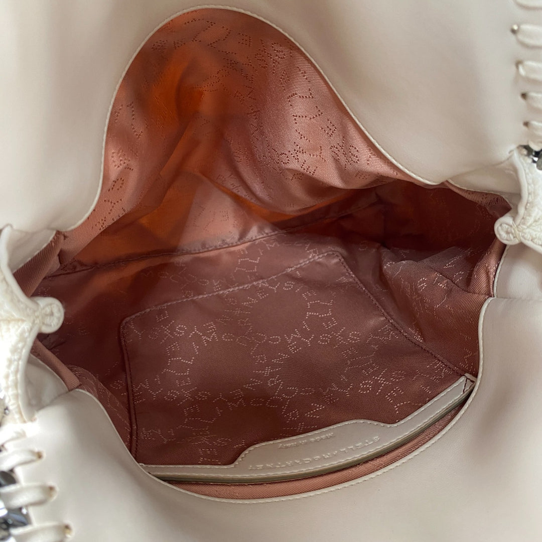 美品 ステラマッカートニー STELLA McCARTNEY レディース キャンバス 2way ショルダーバッグ ハンドバッグ 斜めがけ クロスボディ