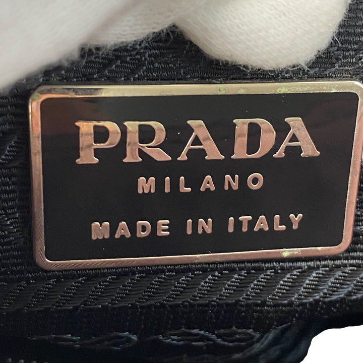 プラダ PRADA レディース ナイロン チェーントートバッグ 三角ロゴプレート 肩がけ