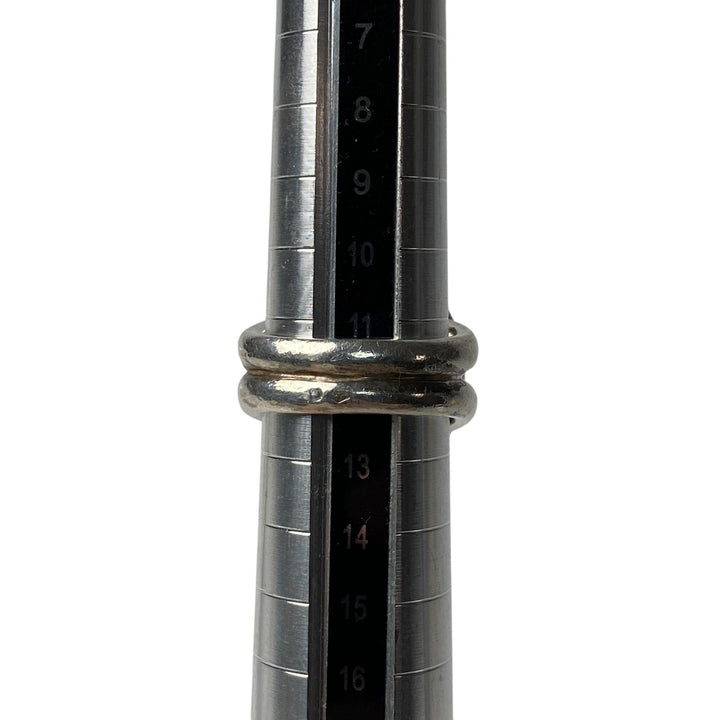 エルメス HERMES レディース ガウチョ ホワイトパーズ リング 925 シルバー 日本サイズ 約12号日本サイズ