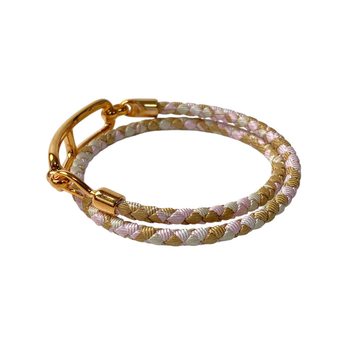 美品 エルメス HERMES レディース ルリ ドゥブルトゥール ブレスレット LF1204