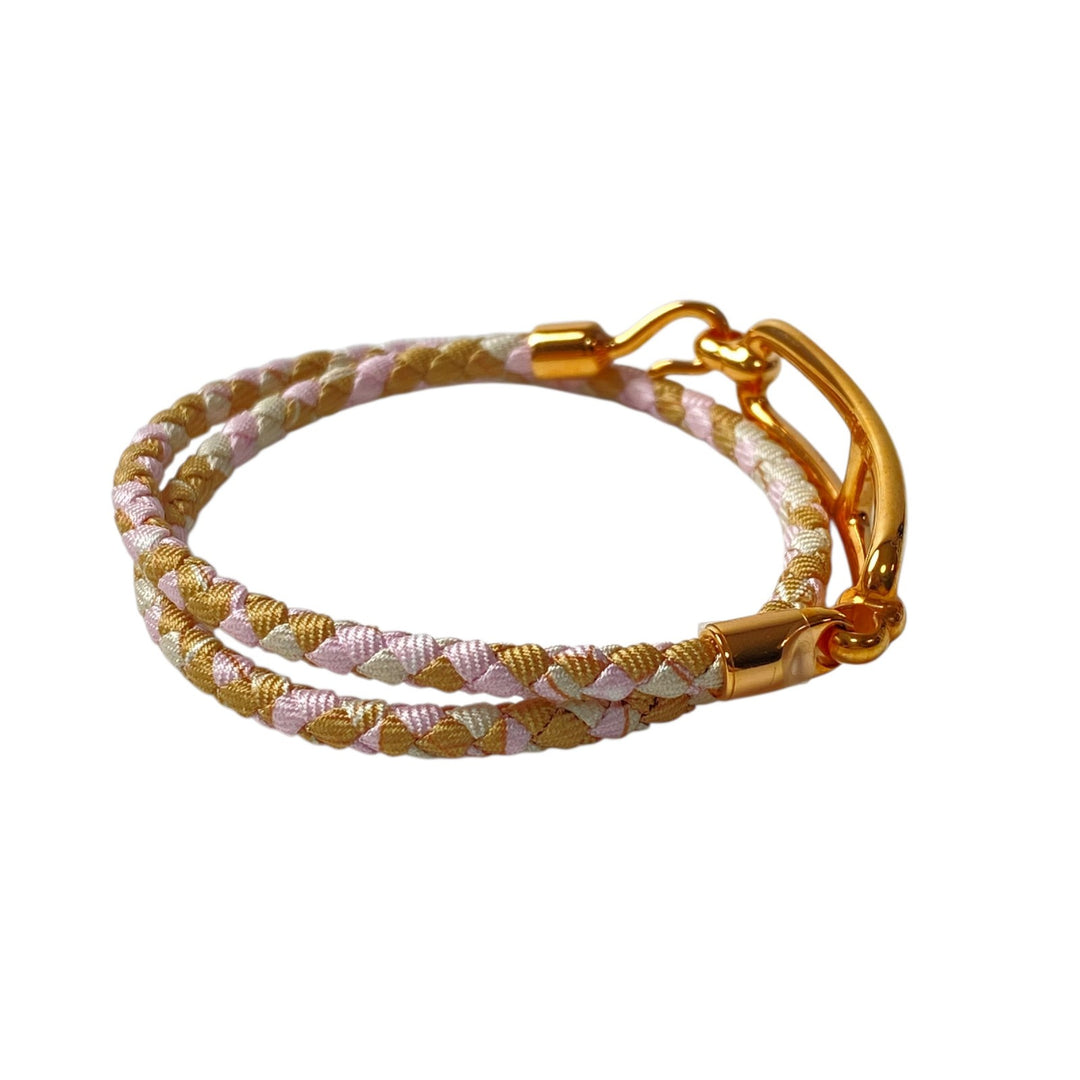 美品 エルメス HERMES レディース ルリ ドゥブルトゥール ブレスレット LF1204