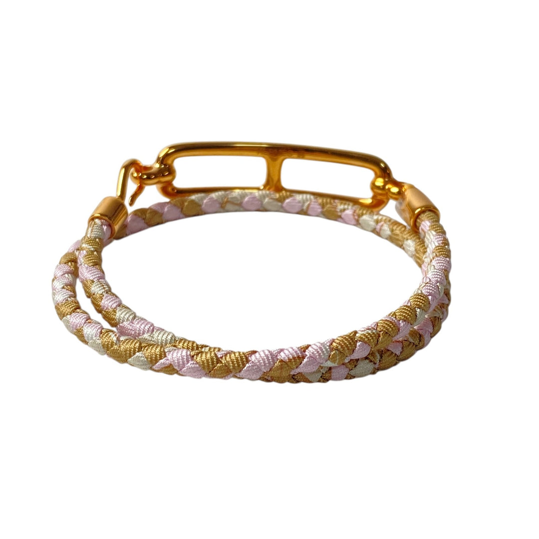 美品 エルメス HERMES レディース ルリ ドゥブルトゥール ブレスレット LF1204