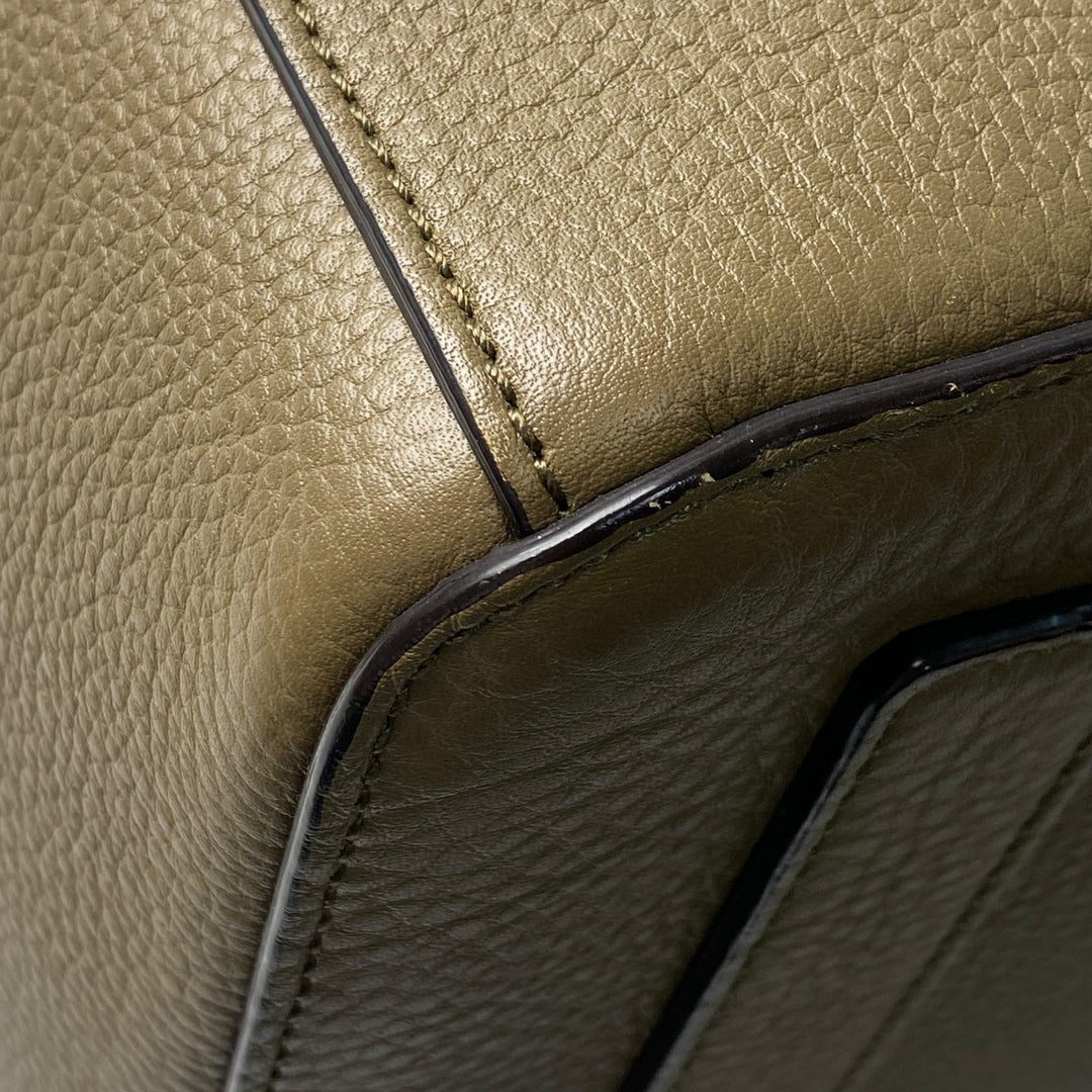 美品 バリー BALLY レディース ソメ ミディアム ハンドバッグ