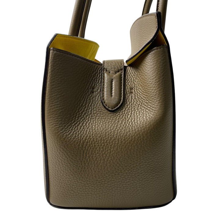 美品 バリー BALLY レディース ソメ ミディアム ハンドバッグ