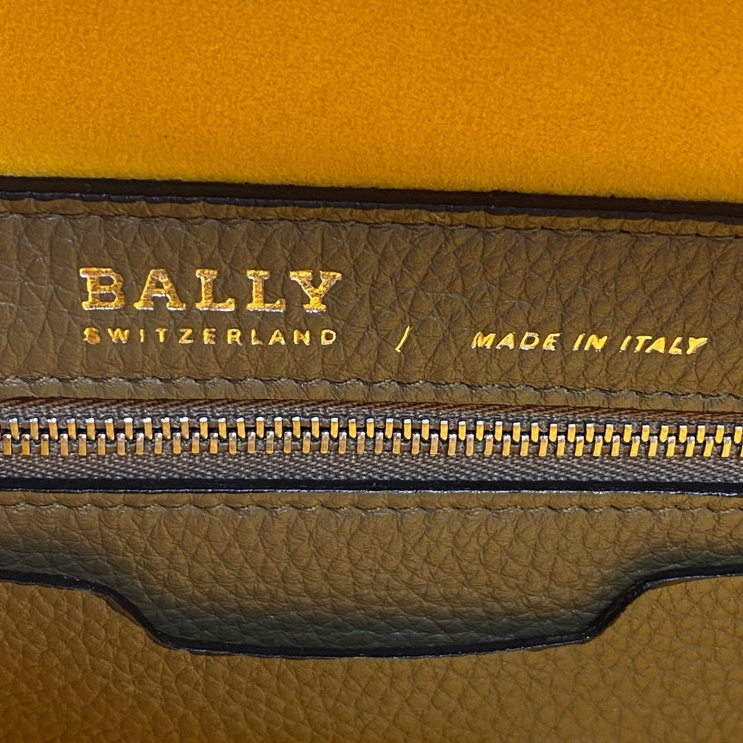 美品 バリー BALLY レディース ソメ ミディアム ハンドバッグ