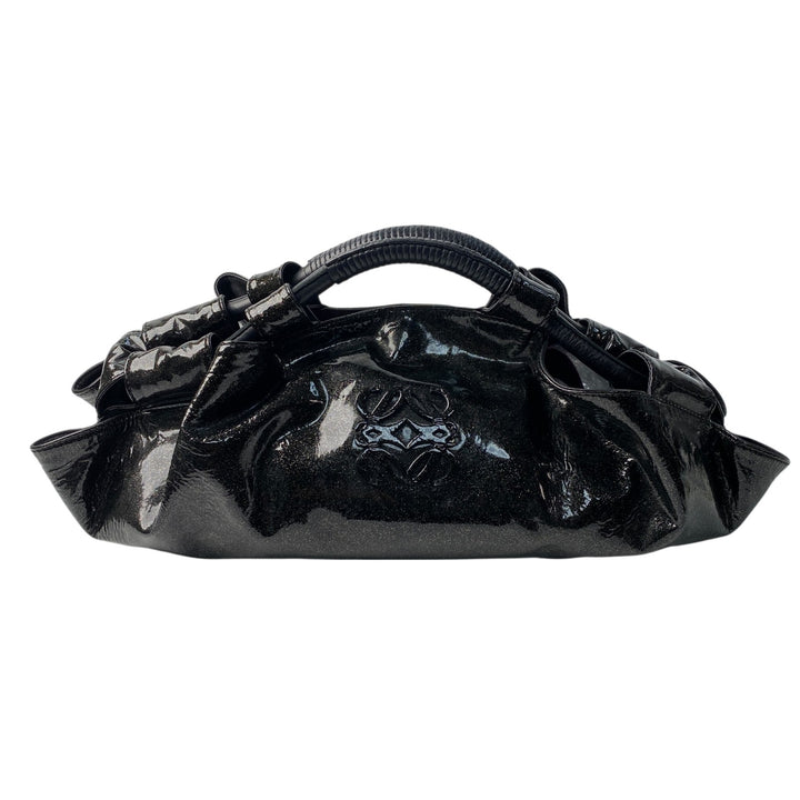 ロエベ LOEWE レディース ナッパアイレ アナグラム エナメル ハンドバッグ