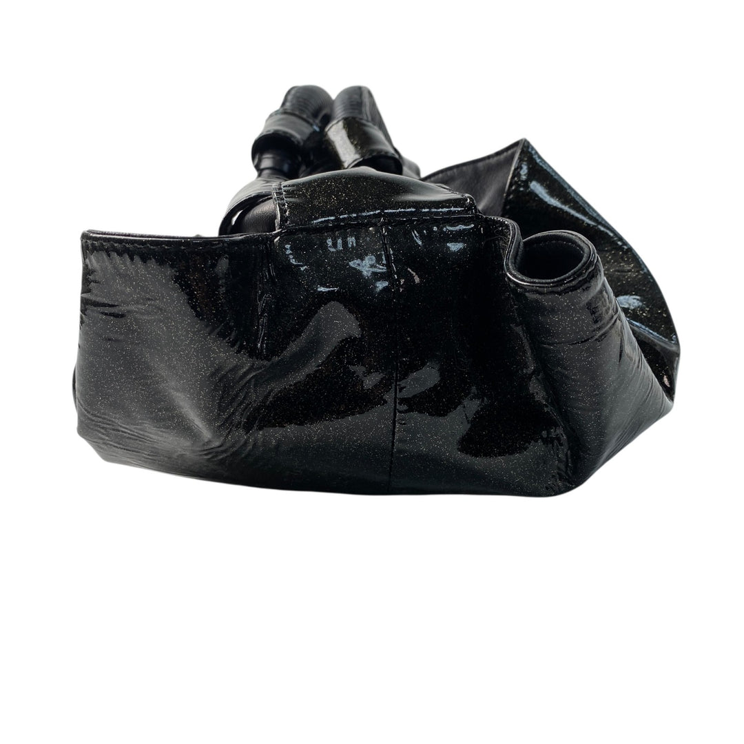 ロエベ LOEWE レディース ナッパアイレ アナグラム エナメル ハンドバッグ