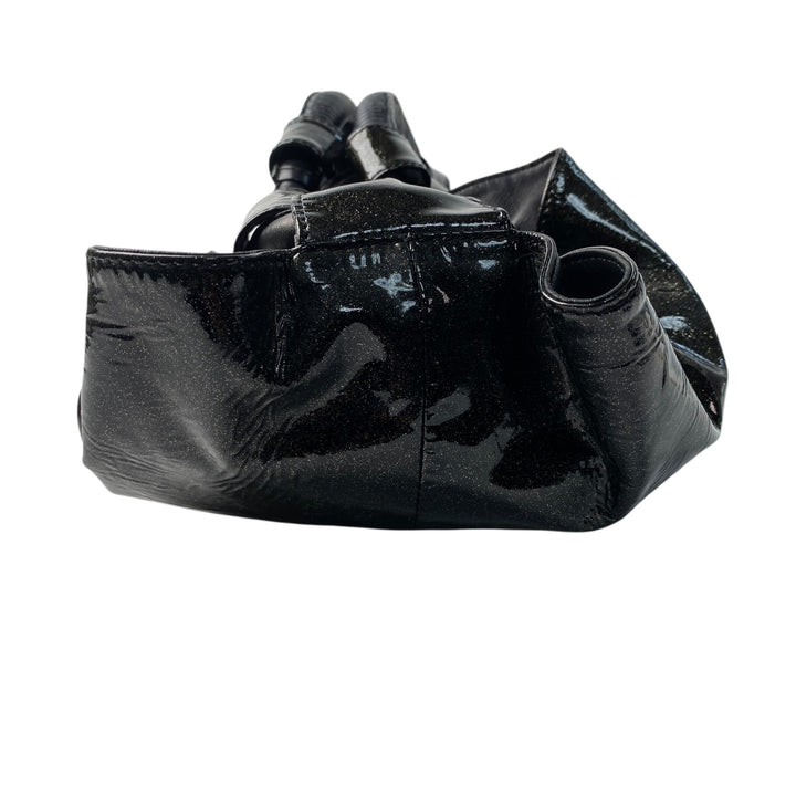 ロエベ LOEWE レディース ナッパアイレ アナグラム エナメル ハンドバッグ