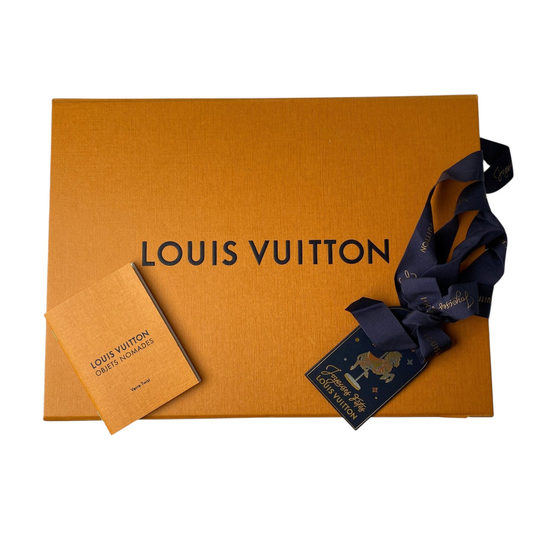 未使用 ルイヴィトン LOUIS VUITTON ツイスト グラス エメラルド ペアグラス