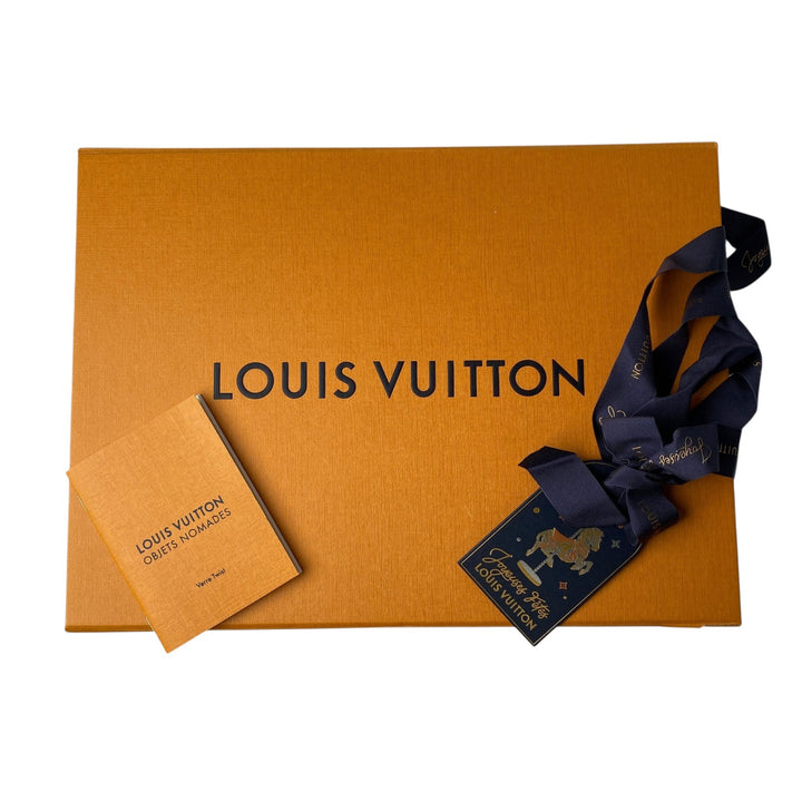 未使用 ルイヴィトン LOUIS VUITTON ツイスト グラス エメラルド ペアグラス