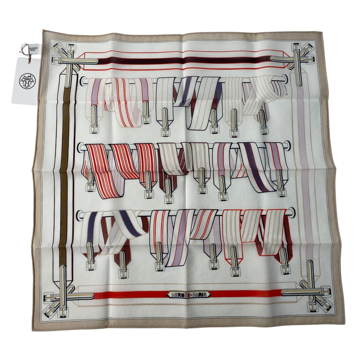 新品 タグ付き エルメス HERMES レディース ハンカチーフ 《サングル・アン・フィネス》