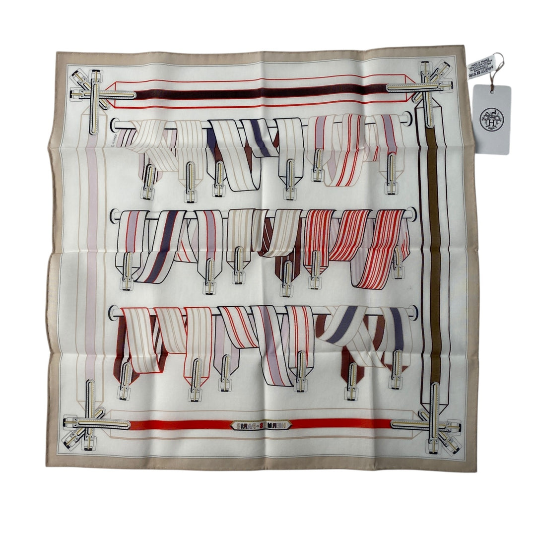 新品 タグ付き エルメス HERMES レディース ハンカチーフ 《サングル・アン・フィネス》