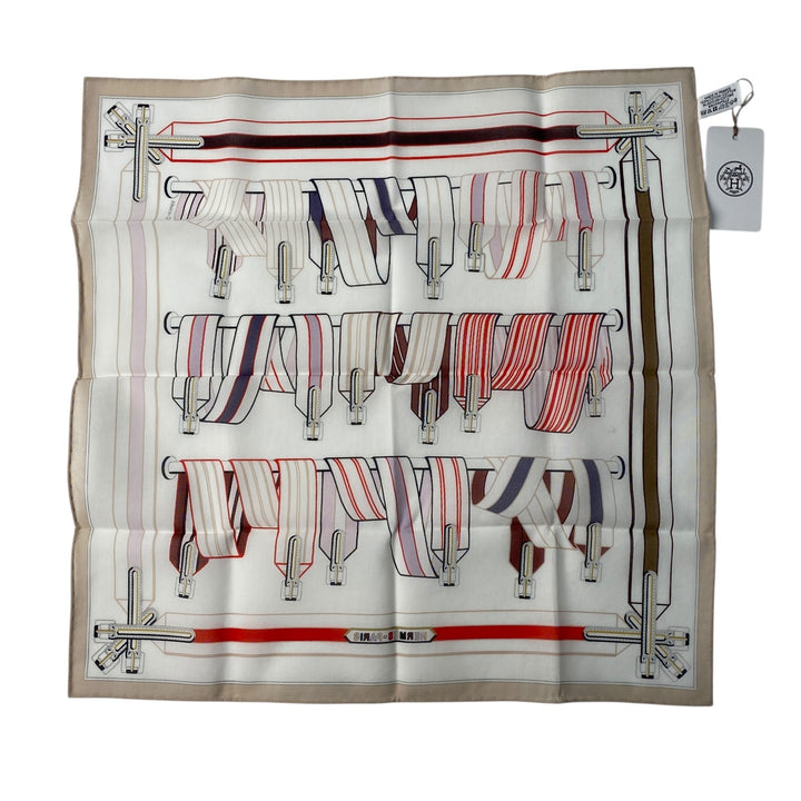 新品 タグ付き エルメス HERMES レディース ハンカチーフ 《サングル・アン・フィネス》