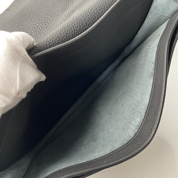 エルメス HERMES メンズ サックアデペッシュ 38 ノワール B刻印 トゴ ゴールド金具 ビジネスバッグ