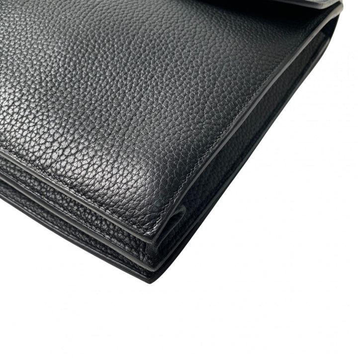 エルメス HERMES メンズ サックアデペッシュ 38 ノワール B刻印 トゴ ゴールド金具 ビジネスバッグ