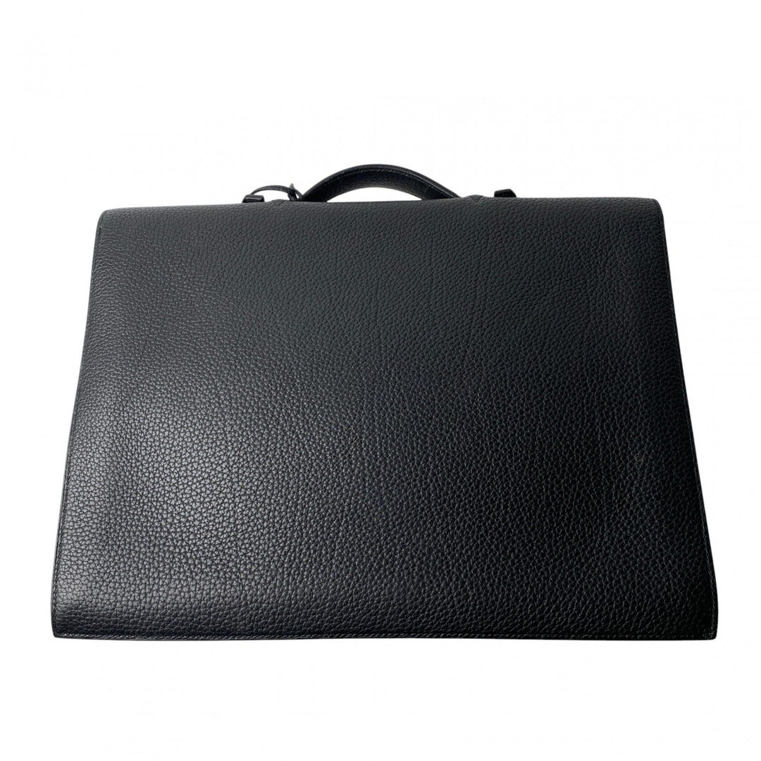 エルメス HERMES メンズ サックアデペッシュ 38 ノワール B刻印 トゴ ゴールド金具 ビジネスバッグ