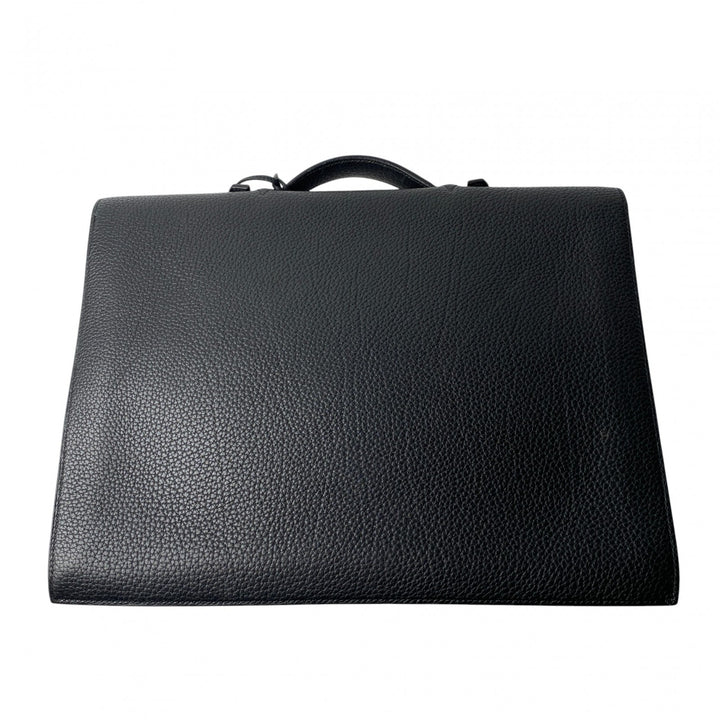 エルメス HERMES メンズ サックアデペッシュ 38 ノワール B刻印 トゴ ゴールド金具 ビジネスバッグ
