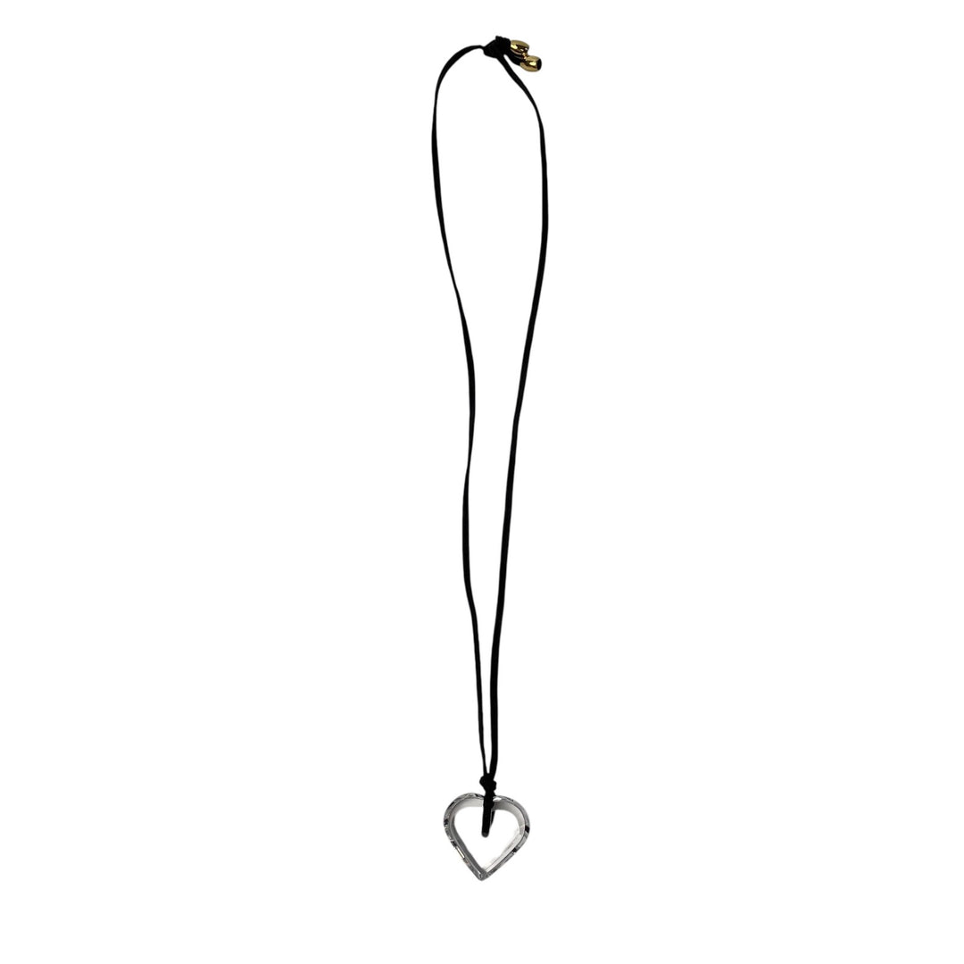 バカラ BACCARAT レディース ハート クリア ネックレス
