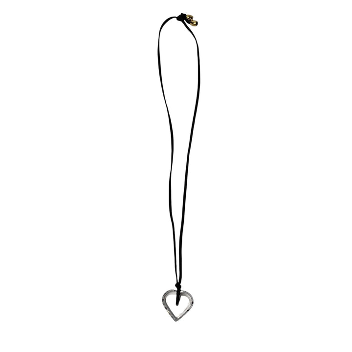 バカラ BACCARAT レディース ハート クリア ネックレス