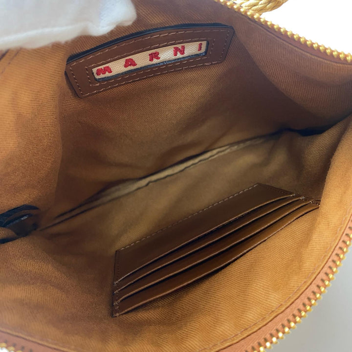 美品 マルニ MARNI レディース ストロー ショルダーバッグ 斜めがけ クロスボディ