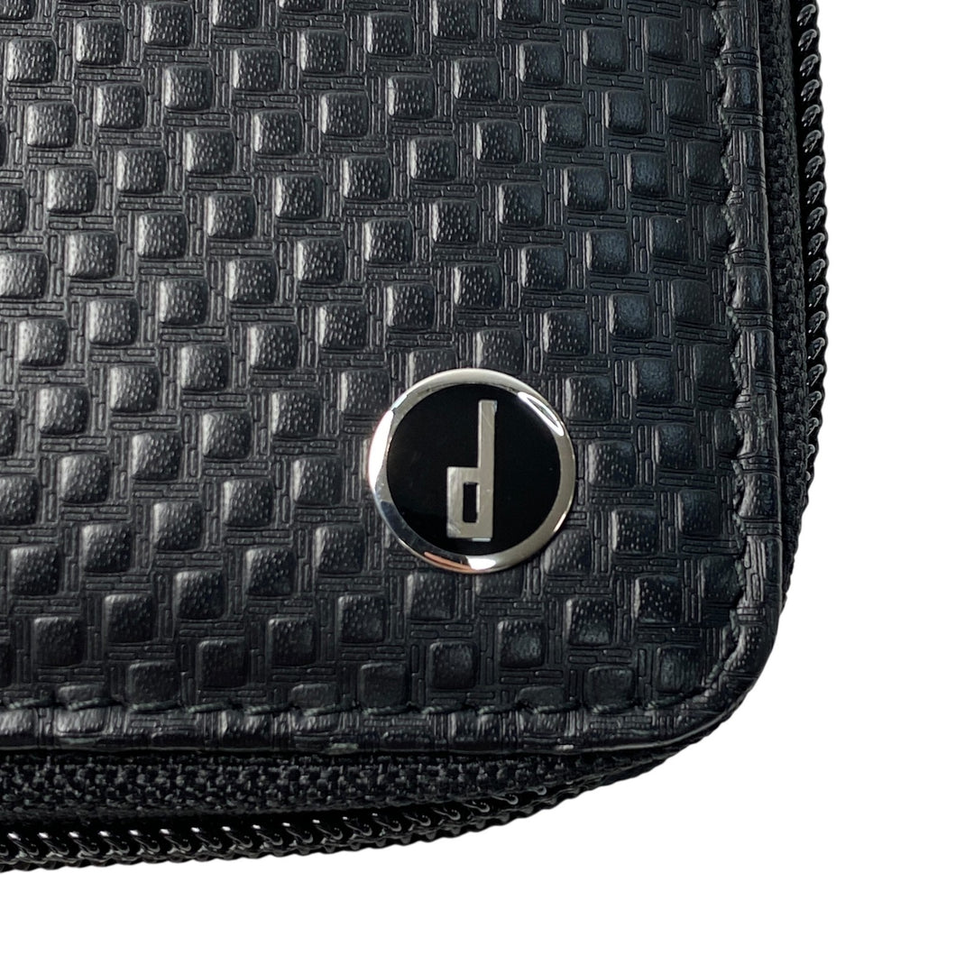 美品 ダンヒル dunhill メンズ ダブルジップオーガナイザー トラベルウォレット