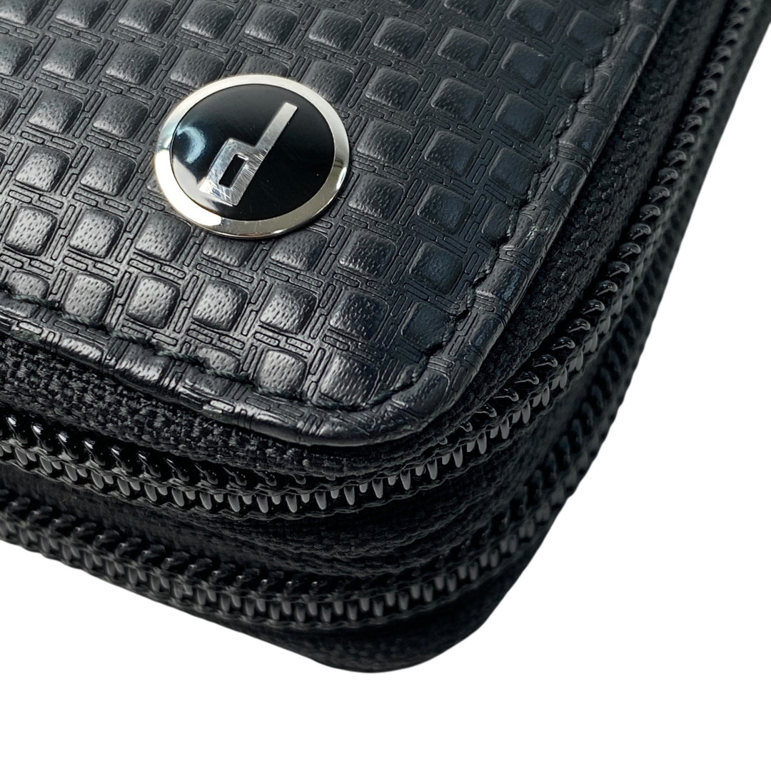 美品 ダンヒル dunhill メンズ ダブルジップオーガナイザー トラベルウォレット