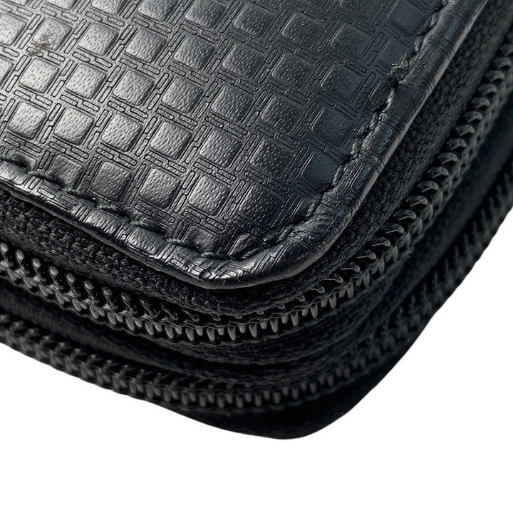 美品 ダンヒル dunhill メンズ ダブルジップオーガナイザー トラベルウォレット