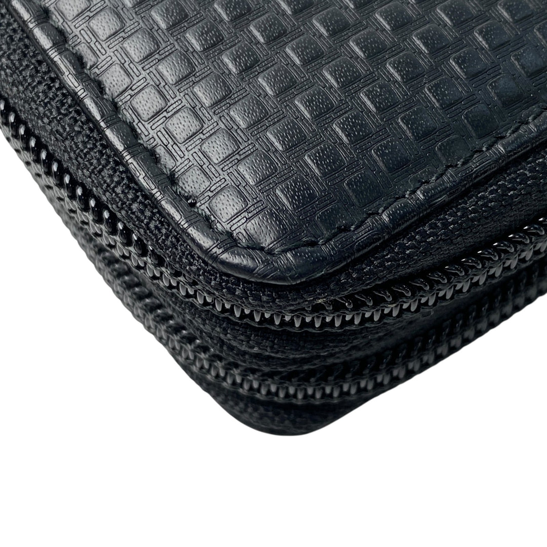 美品 ダンヒル dunhill メンズ ダブルジップオーガナイザー トラベルウォレット