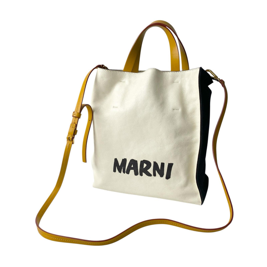 マルニ MARNI レディース ミュゼオ バイカラー 2way ショルダーバッグ ハンドバッグ 斜めがけ クロスボディ