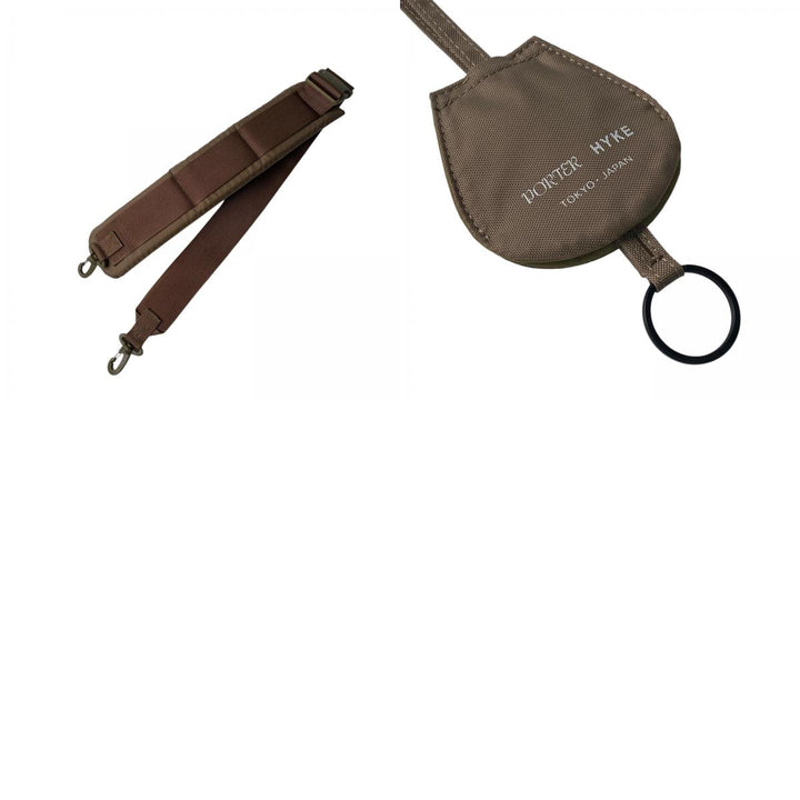 新品同様 ポーター PORTER ハイク HYKE コラボ 2way ショルダーバッグ トートバッグ 斜めがけ クロスボディ メンズ