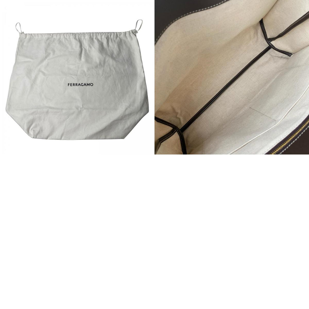現行モデル 美品 フェラガモ Ferragamo レディース 2way トートバッグ