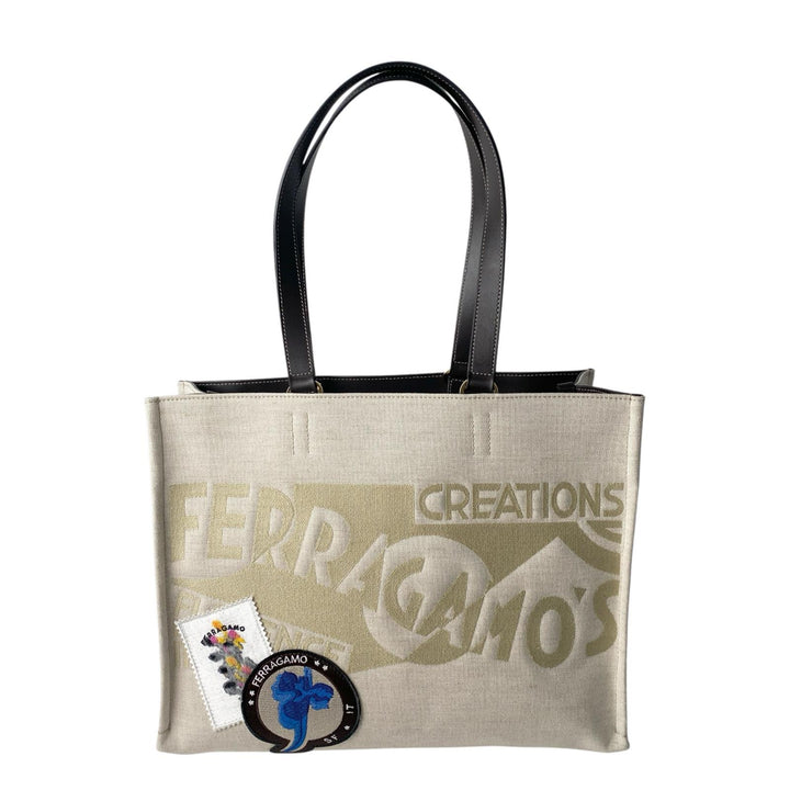 現行モデル 美品 フェラガモ Ferragamo レディース 2way トートバッグ