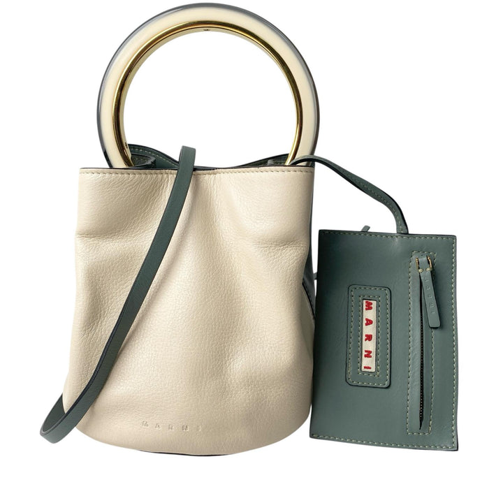 マルニ MARNI レディース パニエ バイカラー2way ショルダーバッグ ハンドバッグ 斜めがけ クロスボディ