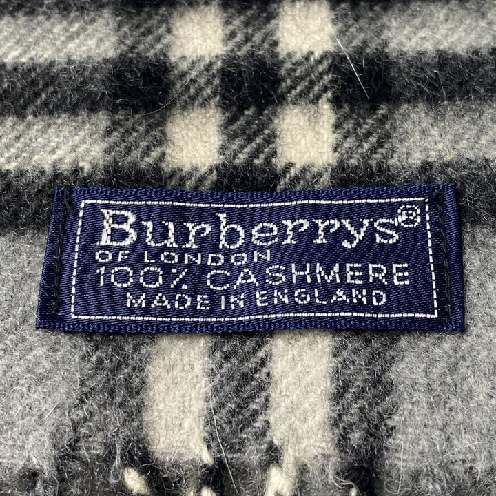 バーバリー Burberry レディース ノバチェック柄 マフラー カシミヤ グレー
