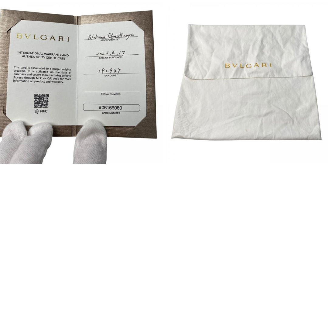 新品同様 ブルガリ BVLGARI レディース セルペンティーヌ トップハンドル 2way ショルダーバッグ ハンドバッグ 斜めがけ クロスボディ