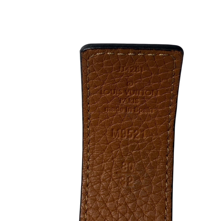 美品 ルイヴィトン LOUIS VUITTON ベルト サンチュール 80/32 M9521 メンズ