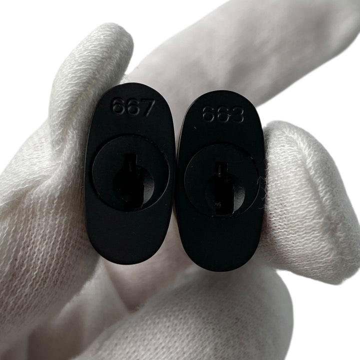 新品同様 ルイヴィトン LOUIS VUITTON レディース パドロック2点セット #667 #663 マットブラック