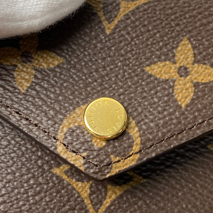 新品同様 ルイ ヴィトン LOUIS VUITTON レディース ポルトフォイユ ヴィクトリーヌ モノグラム IC M62472