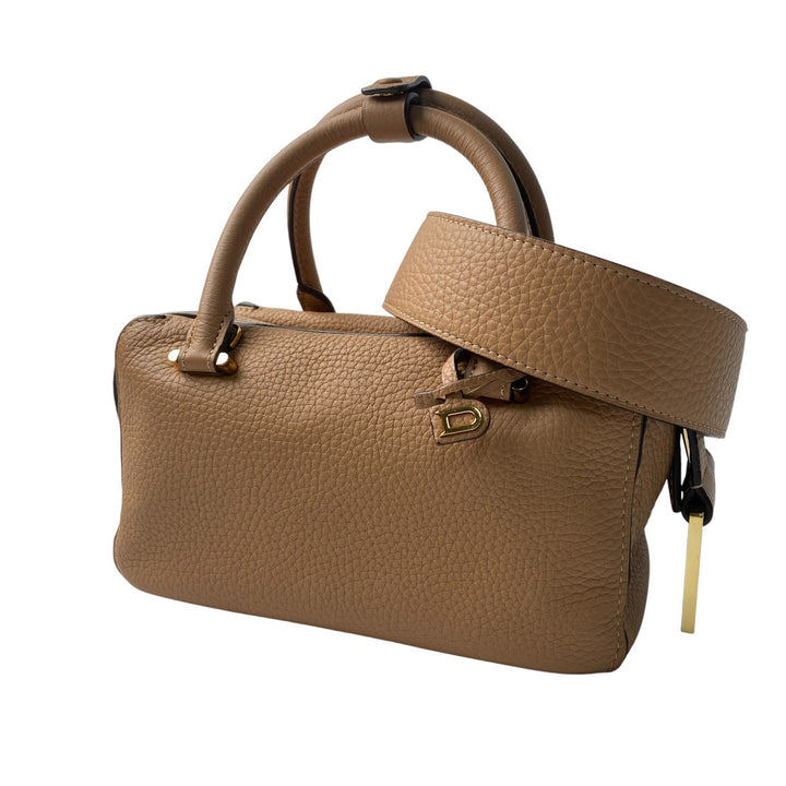 美品 デルヴォー DELVAUX ミニ クールボックス ショルダー ハンドバッグ　レディース