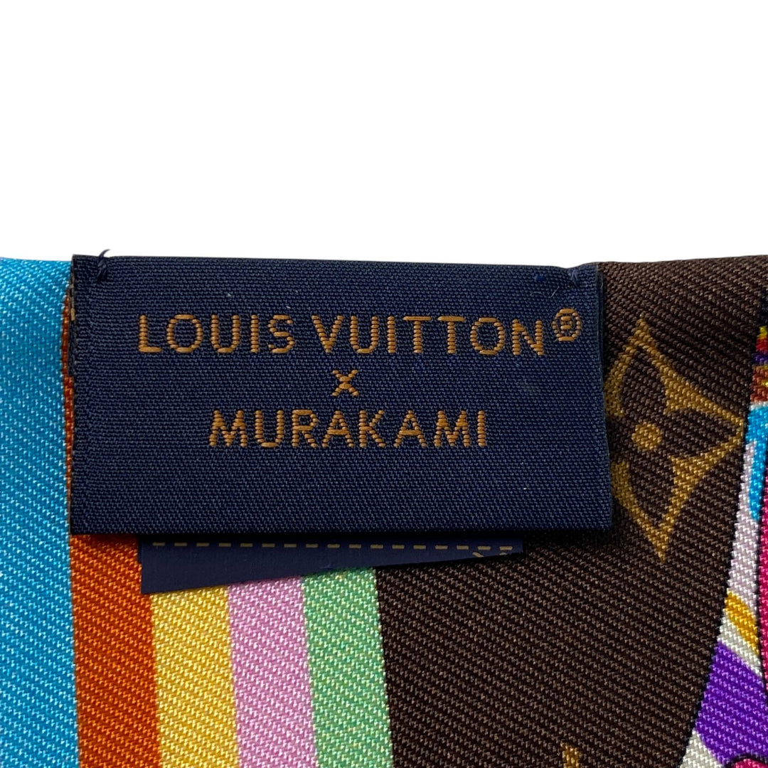ルイヴィトン LOUIS VUITTON スーパーフラット バンドー スカーフ LV×TM レディース
