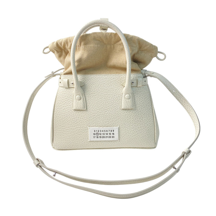 美品 メゾンマルジェラ Maison Margiela ドローストリングバッグ 5AC ショルダーバッグ ハンドバッグ 2way レディース