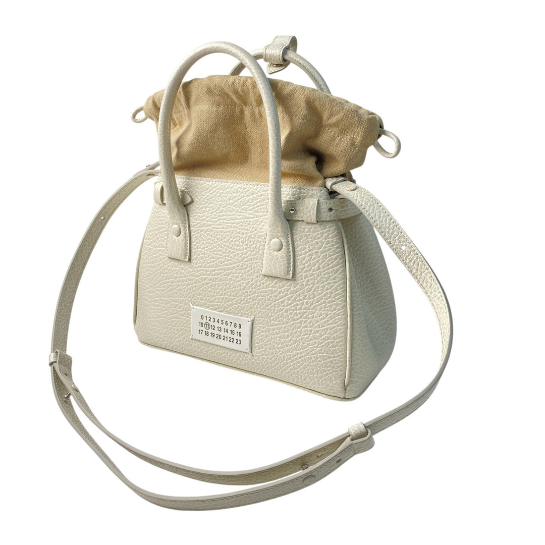 美品 メゾンマルジェラ Maison Margiela ドローストリングバッグ 5AC ショルダーバッグ ハンドバッグ 2way レディース