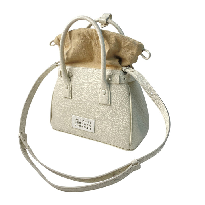 美品 メゾンマルジェラ Maison Margiela ドローストリングバッグ 5AC ショルダーバッグ ハンドバッグ 2way レディース