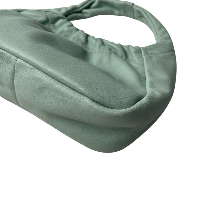 美品 サルヴァトーレフェラガモ Ferragamo レディース ワンショルダー ミニ ハンドバッグ ミントグリーン