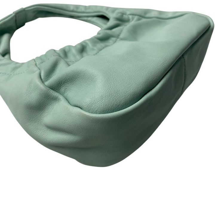 美品 サルヴァトーレフェラガモ Ferragamo レディース ワンショルダー ミニ ハンドバッグ ミントグリーン