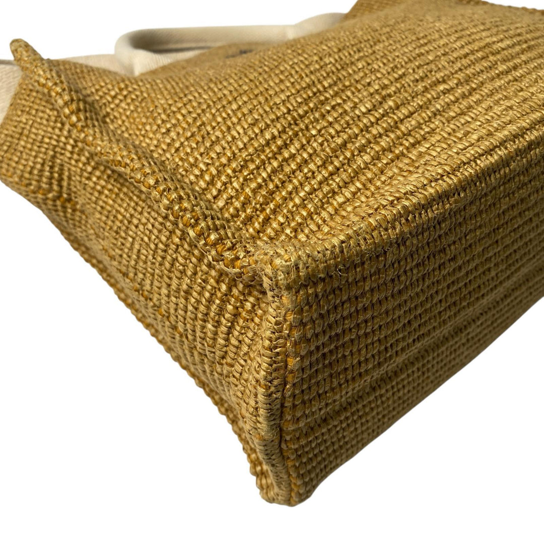 マルニ MARNI ラフィア キャンバス 2way ショルダーバッグ ハンドバッグ レディース